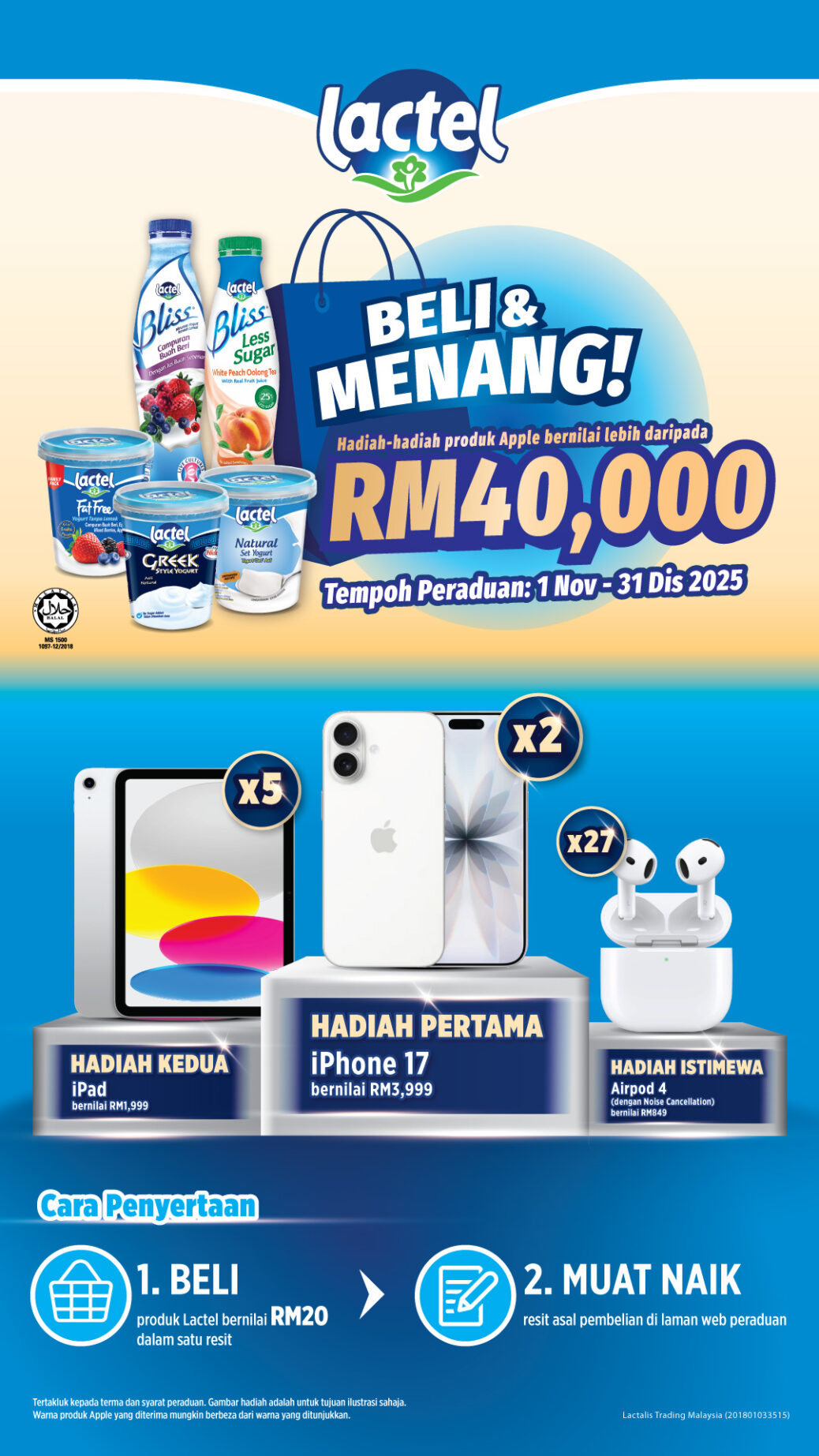 lactel up to 40k 1Nov - 31 december 2025